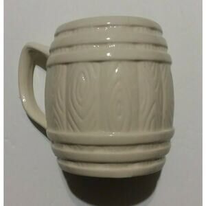 CRACKER BARREL White Barrel Mug 29.7 oz Large